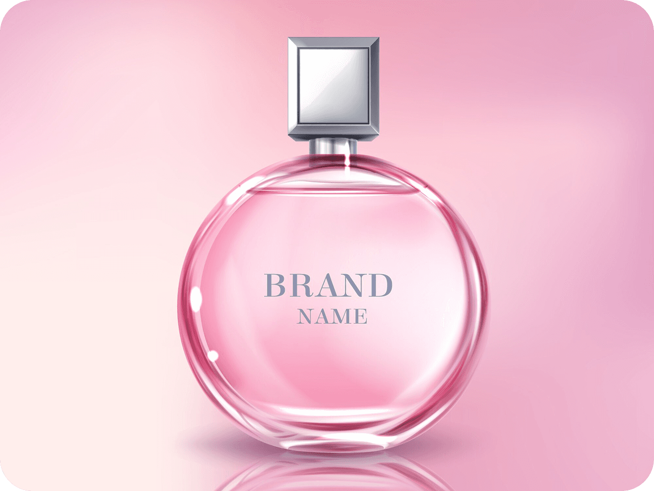 Perfume bottle product photo