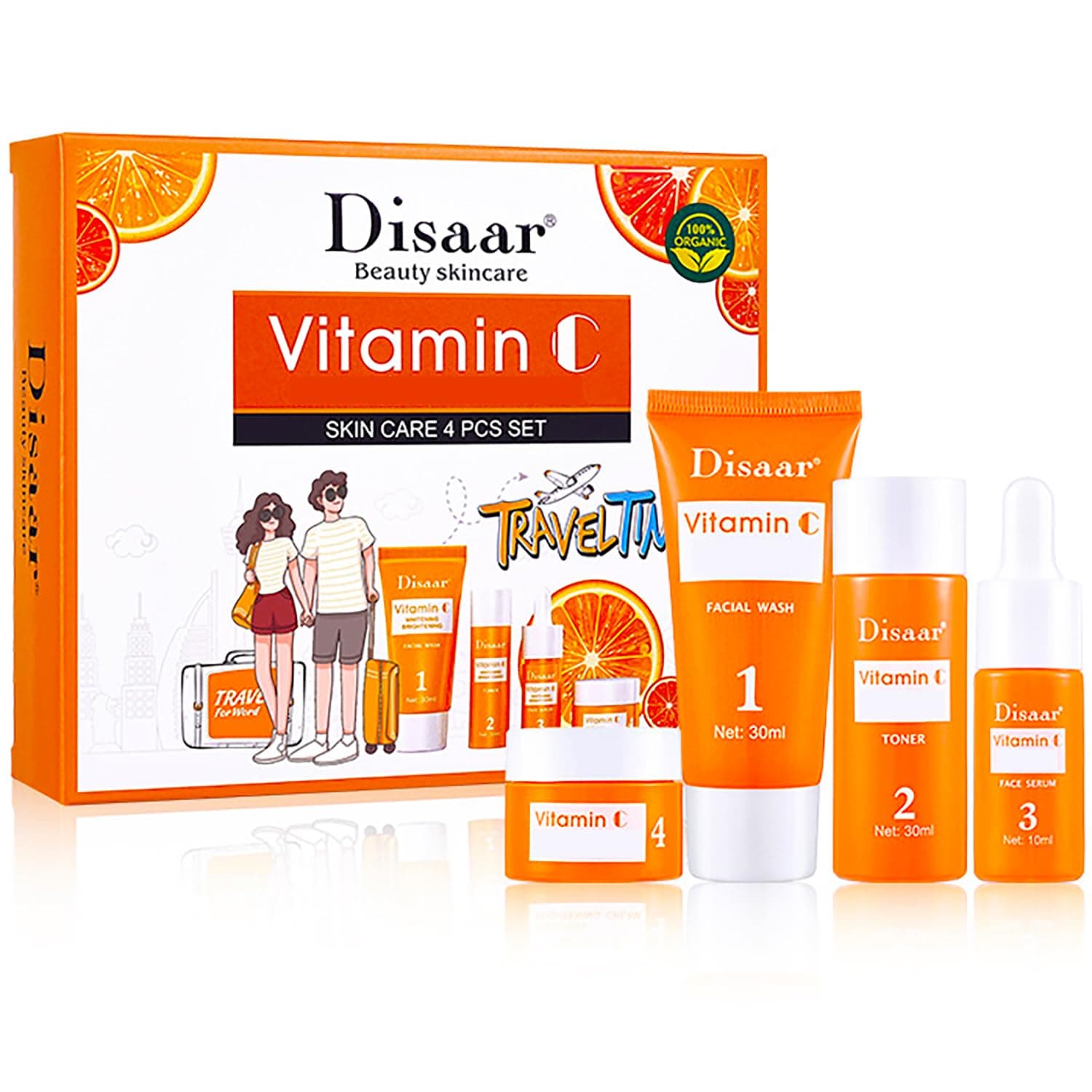 Vitamin C skincare set product photo